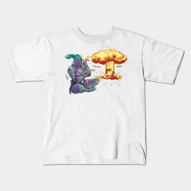 Demolitions Expert Kids T-Shirt by CandaceAprilLee